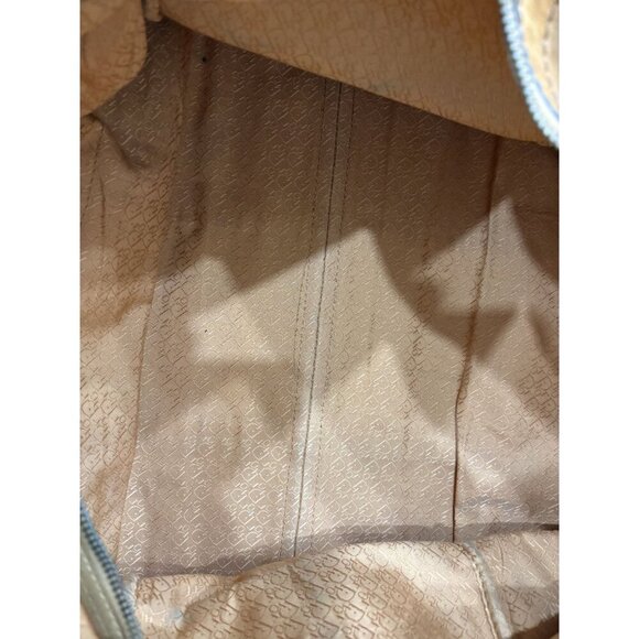 Vintage Christian Dior Leather & Suede Logo Duffel Weekender Bag - Picture 7 of 7